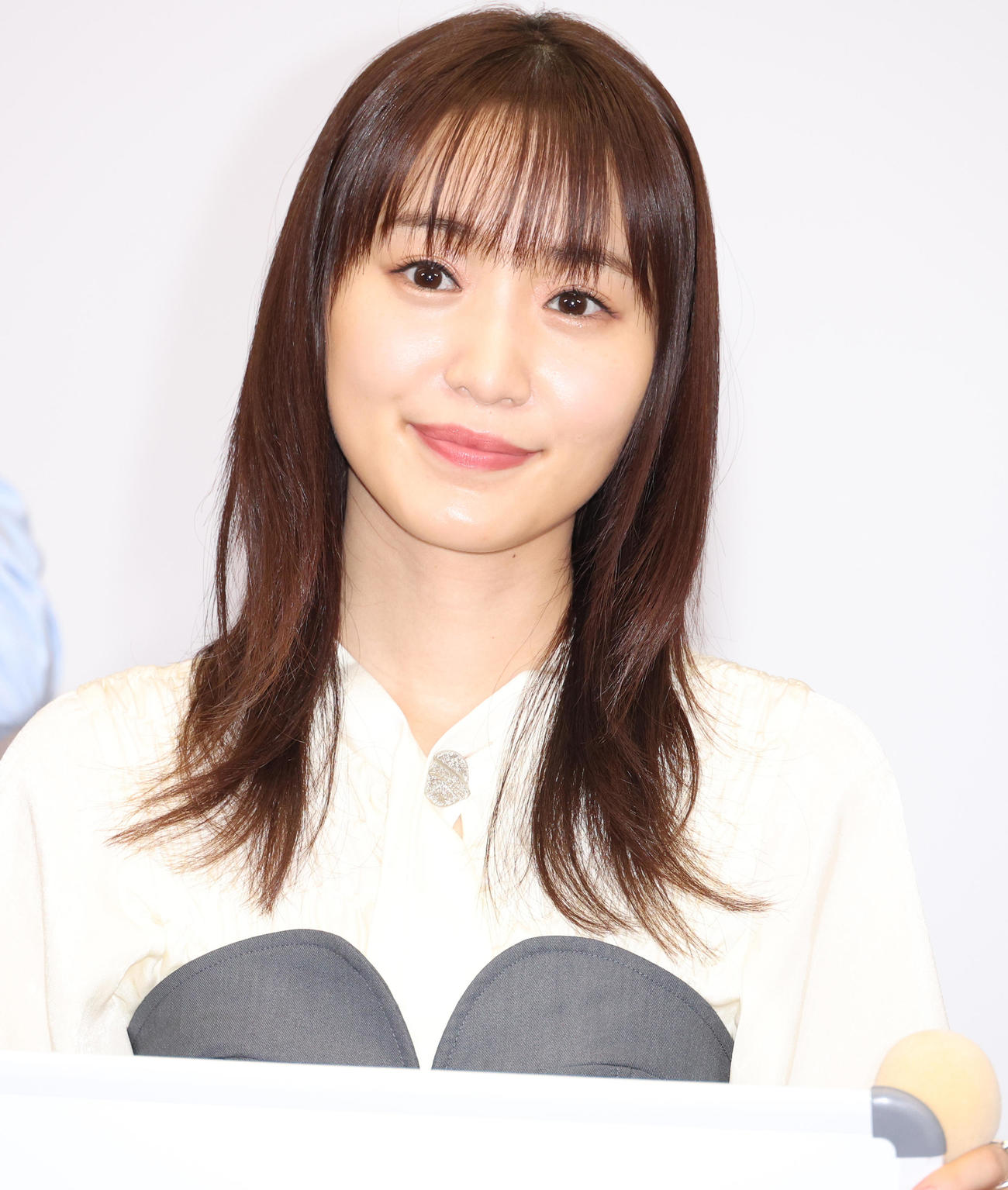 ドラマ「チェイサーゲームW」の会見を行った菅井友香（撮影・中島郁夫）