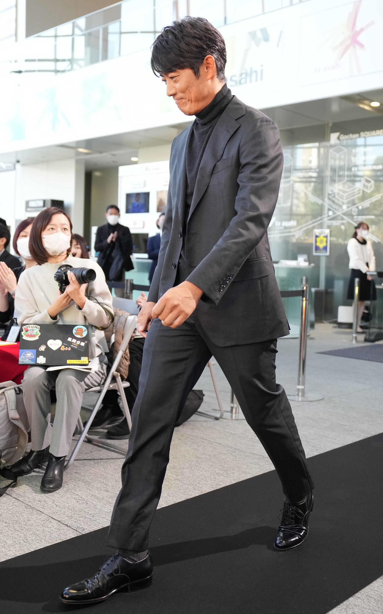 テレビ朝日系木曜ドラマ「グレイトギフト」制作発表記者会見に登壇した反町隆史（撮影・鈴木みどり）