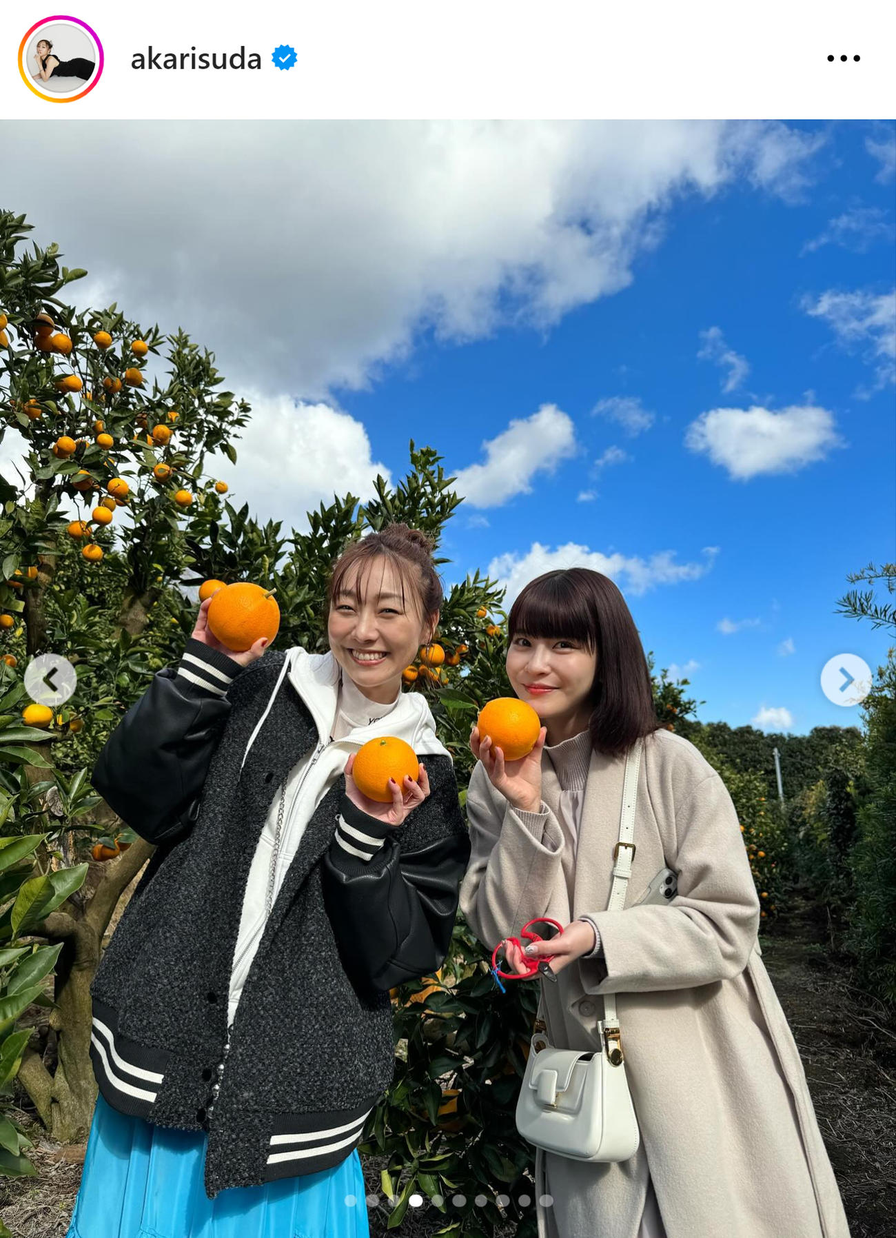 須田亜香里のインスタグラムから