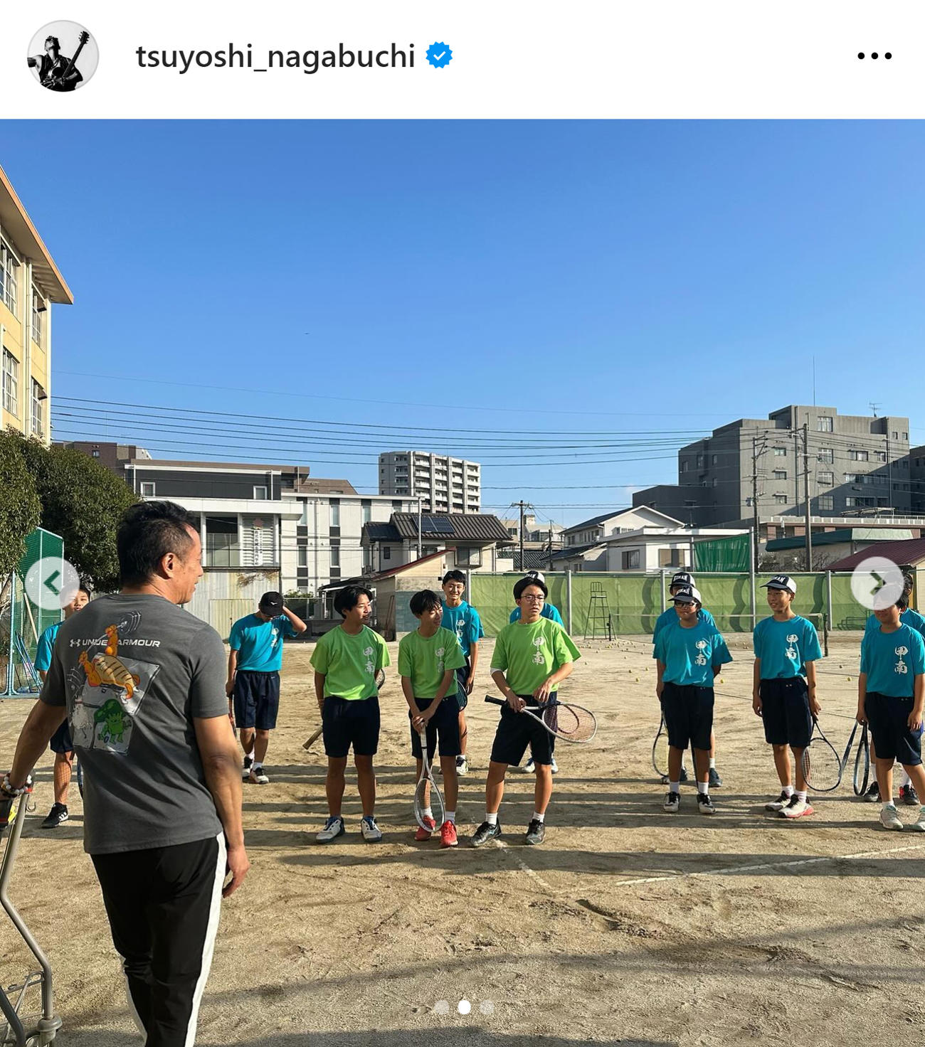 長渕剛のインスタグラムから