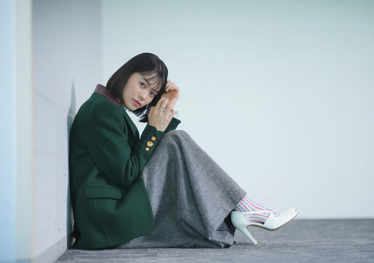 念願のサイコパス役に挑戦したという志田彩良。爽やかで清楚な雰囲気とどこかミステリアスな彼女の活躍に目が離せません（撮影・垰建太）