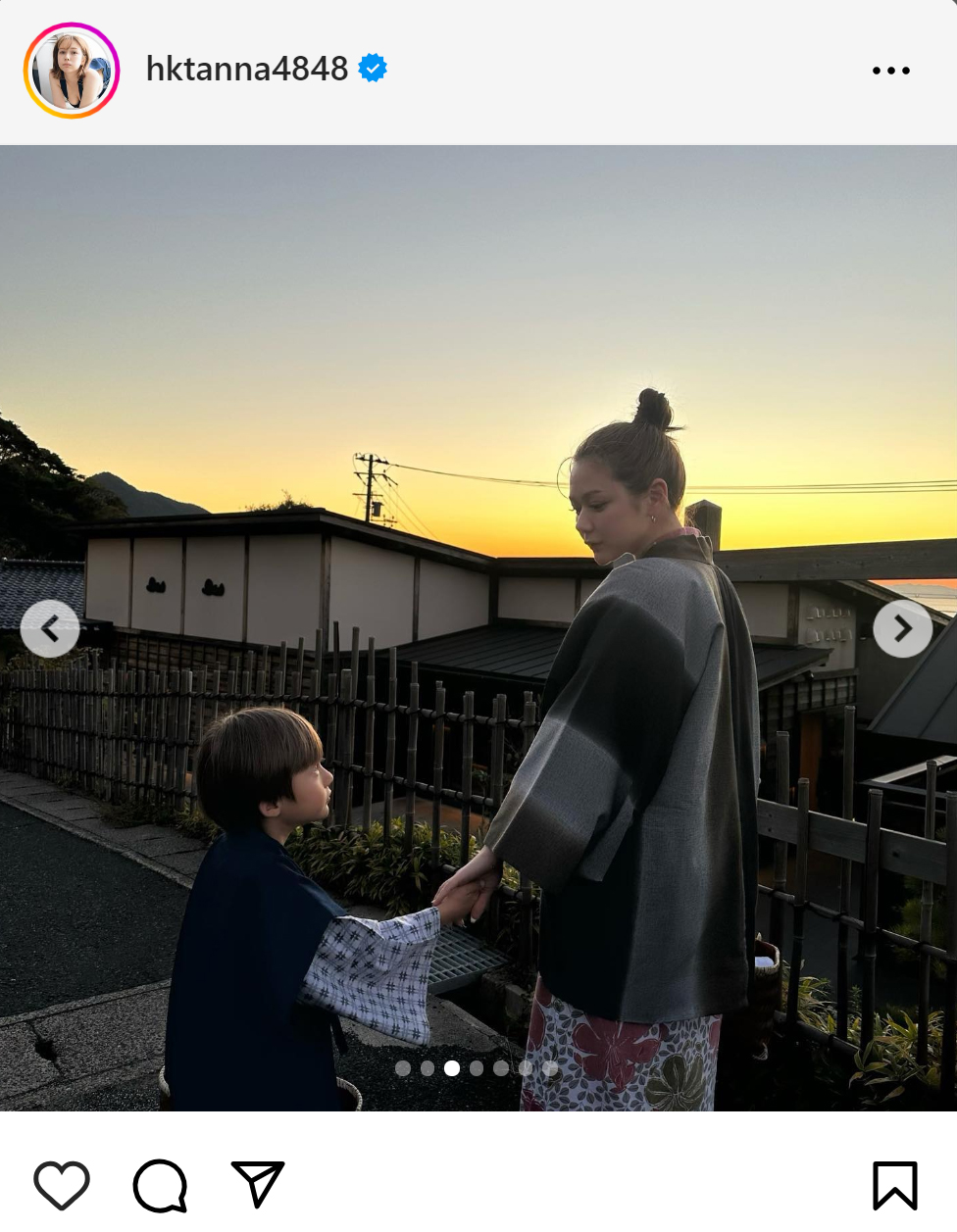 村重杏奈のインスタグラムから