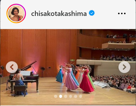 高嶋ちさ子のインスタグラムから