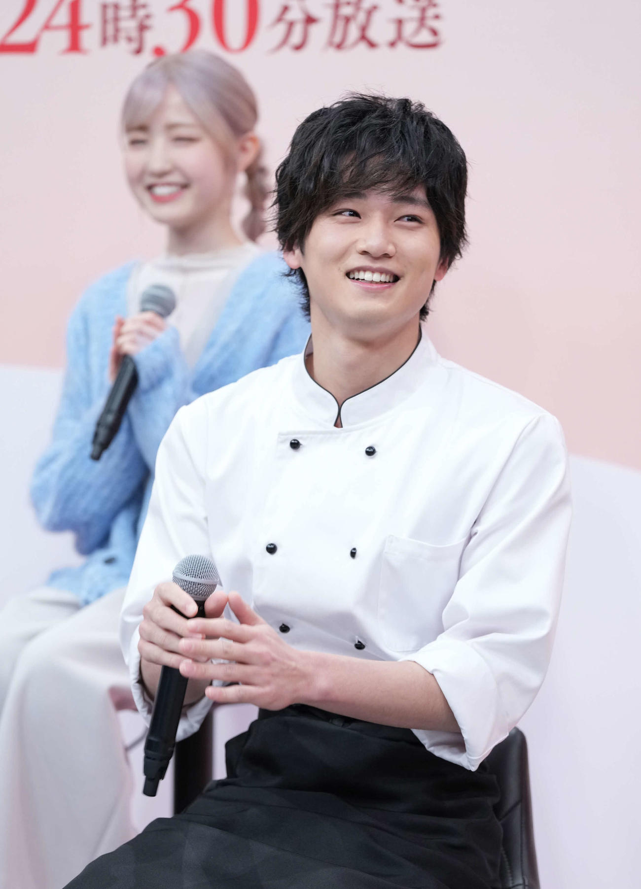 テレビ東京系ドラマ「パティスリーMON」記者会見に臨む中川大輔（撮影・小沢裕）