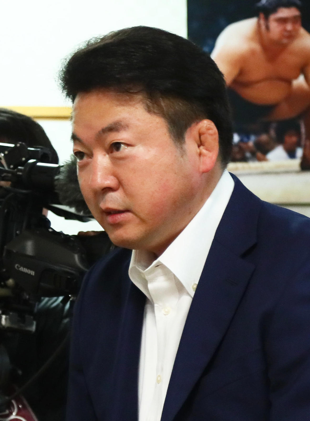 舞の海秀平氏（2018年5月撮影）