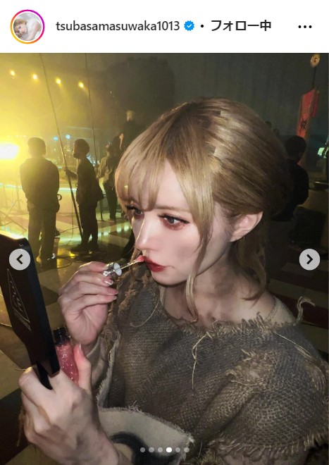 益若つばさの公式インスタグラムから