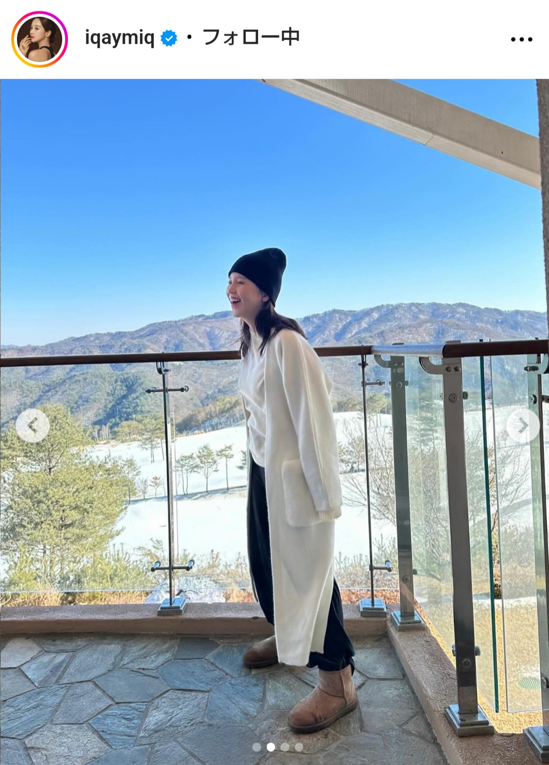 伊藤ゆみのインスタグラムから