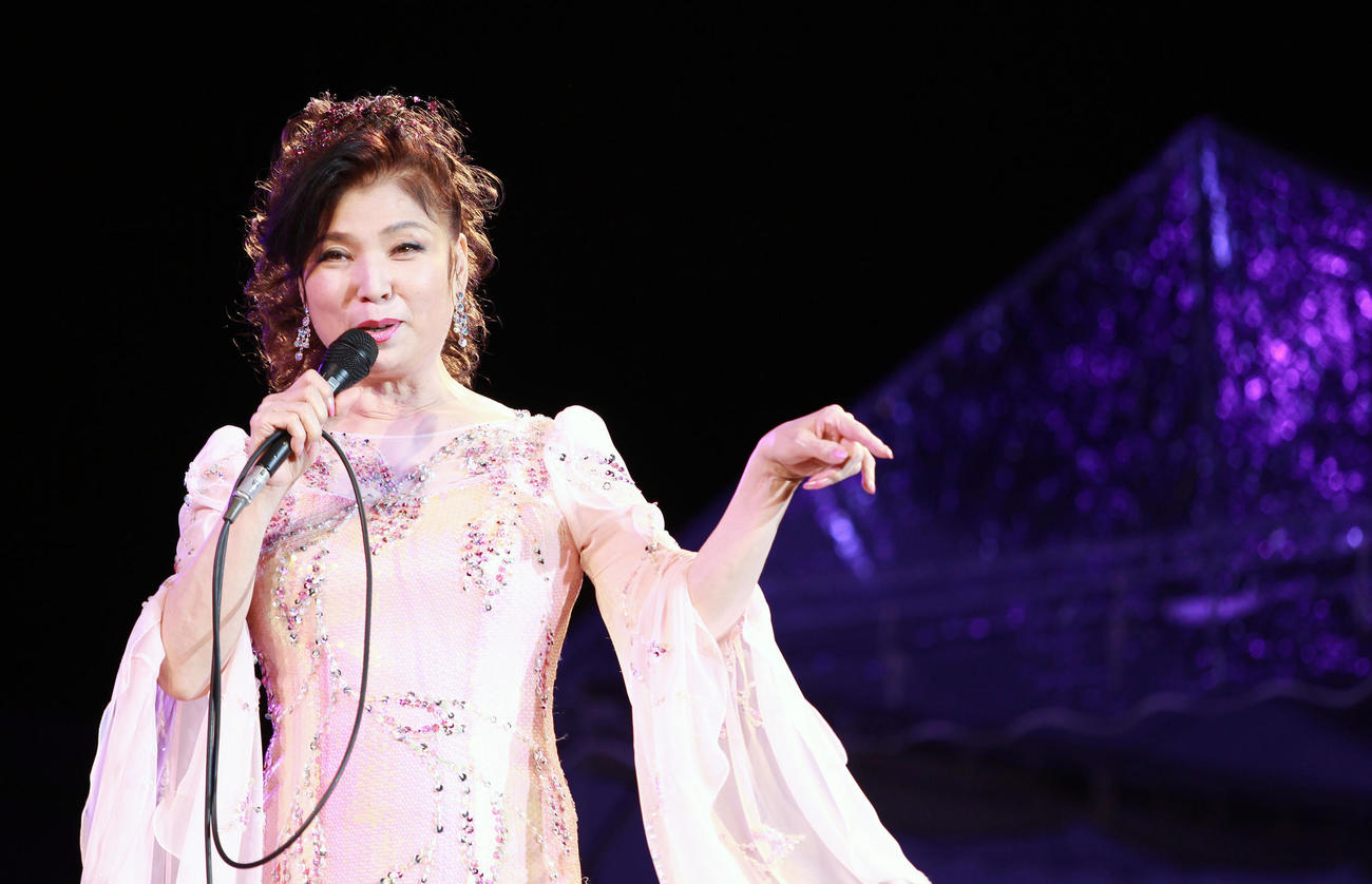 八代亜紀さん（15年8月撮影）