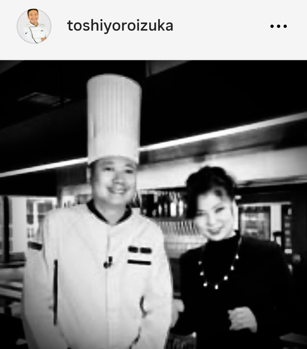 鎧塚俊彦氏のインスタグラムから