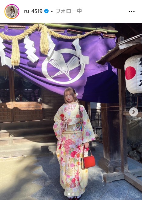 早河ルカの公式インスタグラムから
