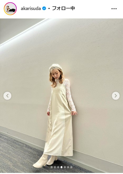 須田亜香里の公式インスタグラムから