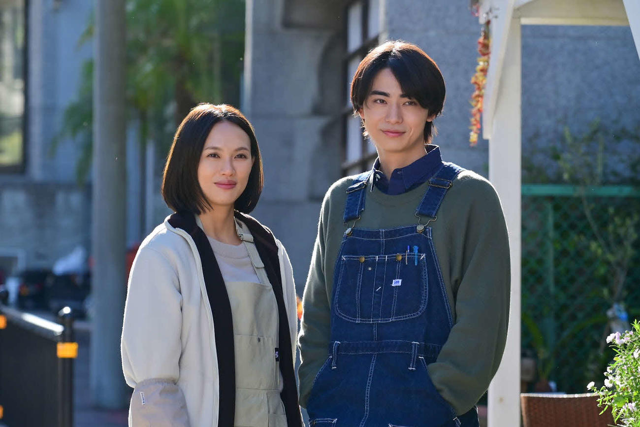 BS－TBS1月期ドラマ「夫婦の秘密」に出演する臼田あさ美と豊田裕大