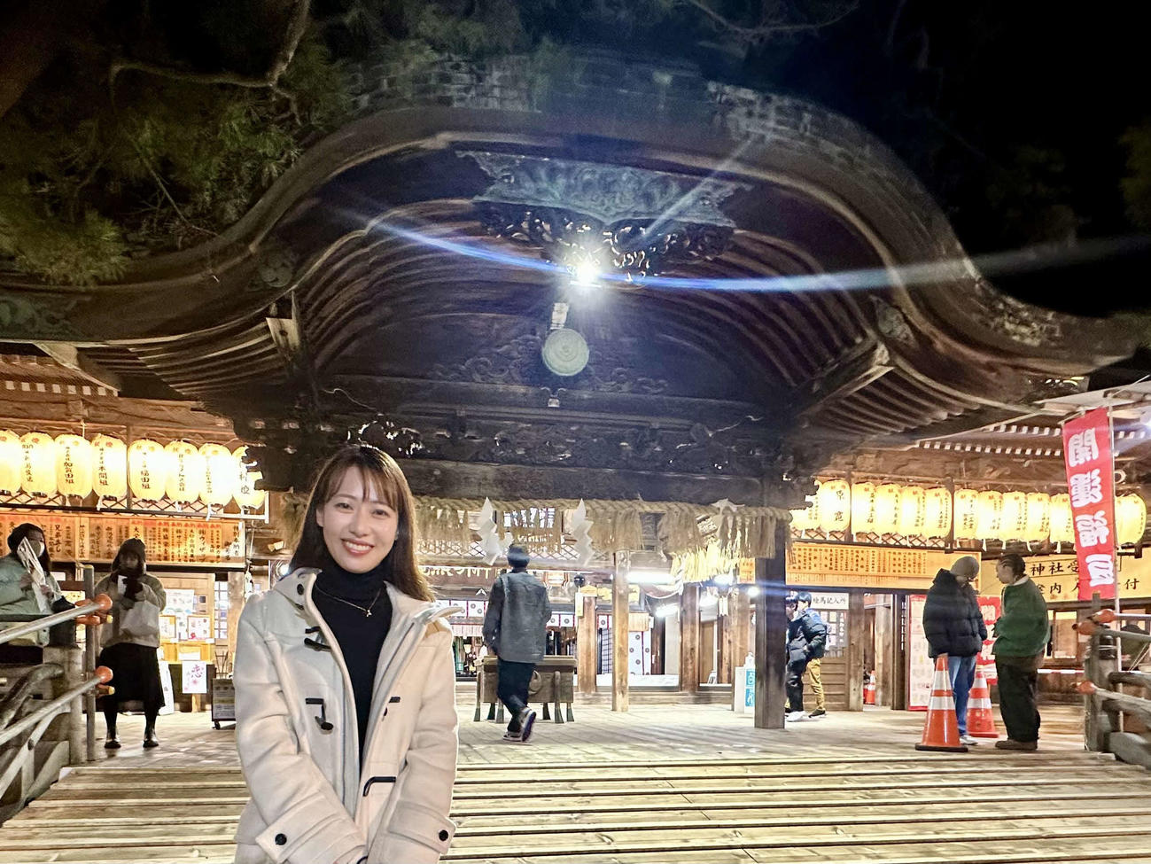先日お仕事でも白山神社へ。夜はライトアップして、より厳かな雰囲気です