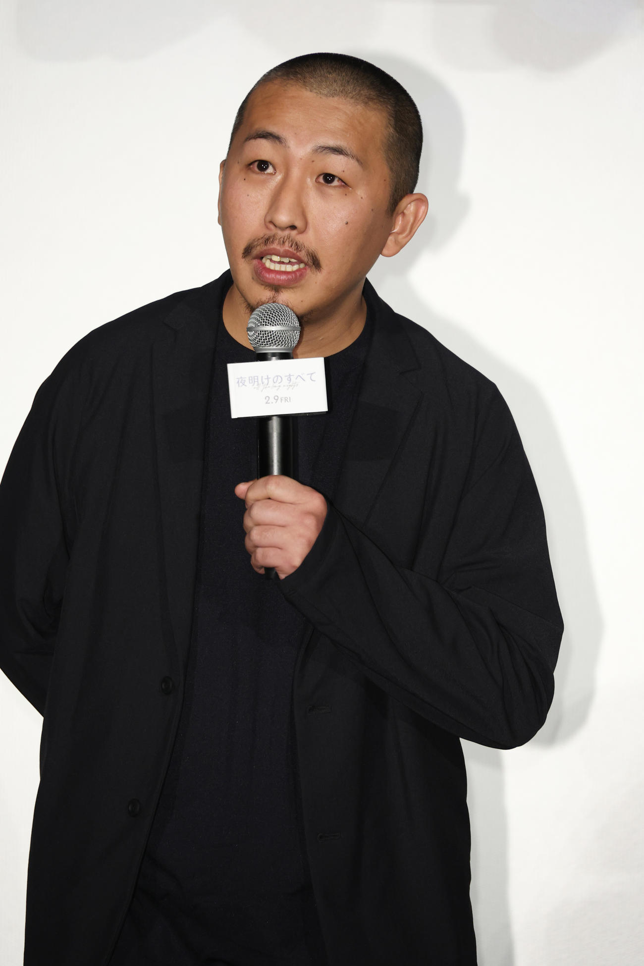 映画「夜明けのすべて」プレミアナイトを行った三宅唱監督（撮影・中島郁夫）