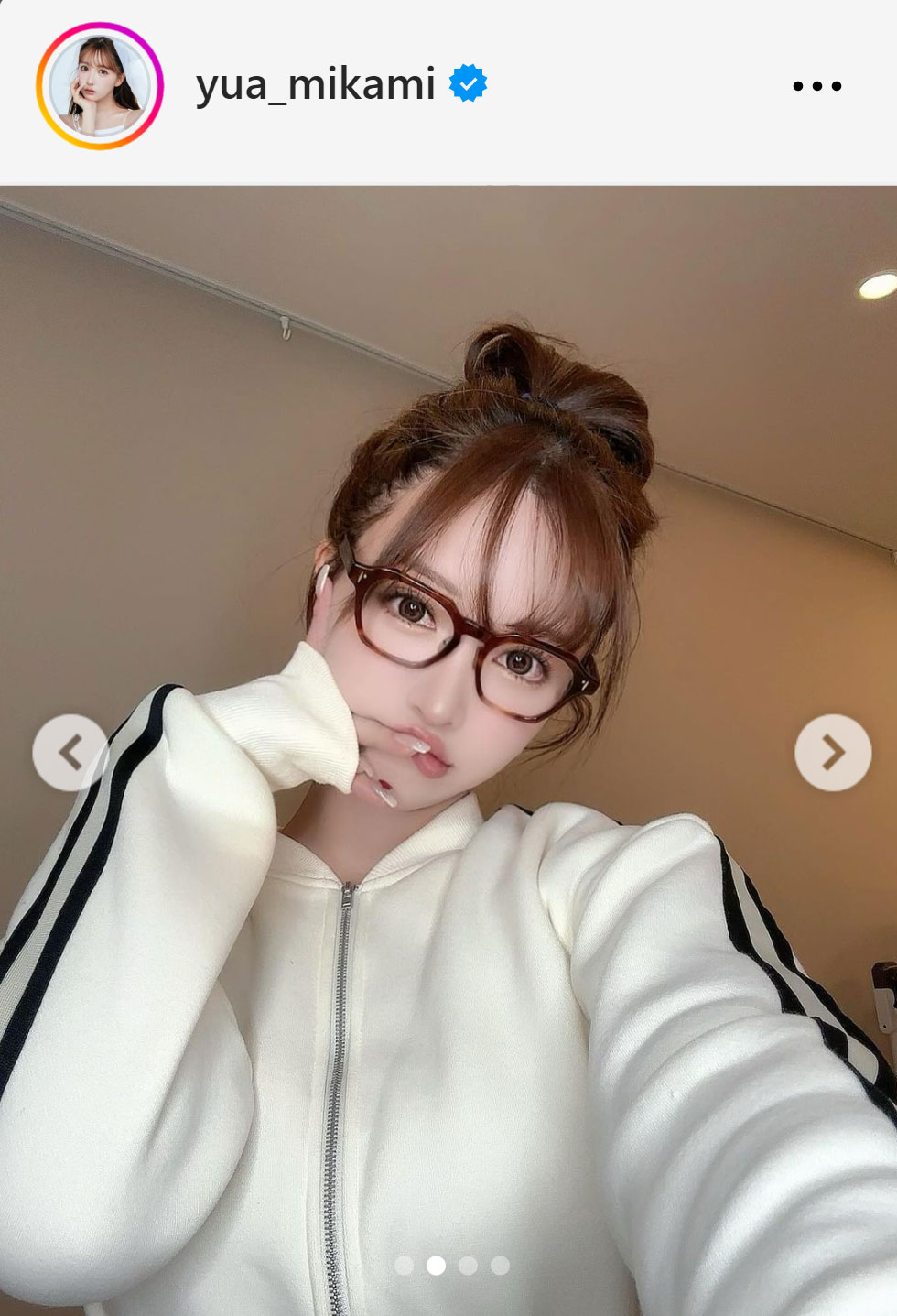 三上悠亜のインスタグラムから
