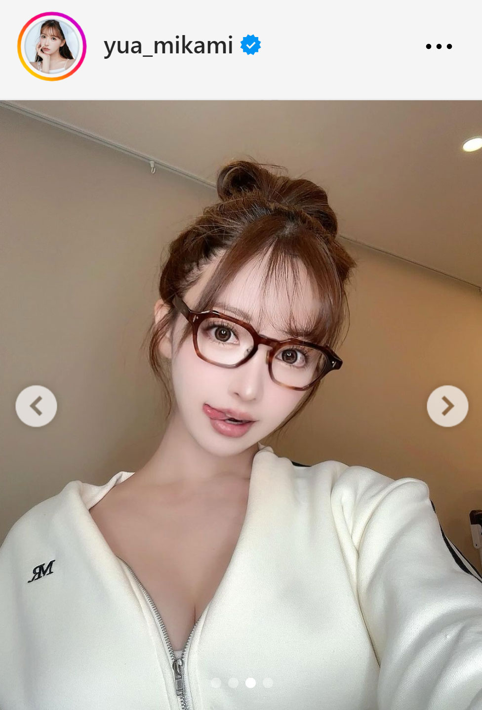 三上悠亜のインスタグラムから