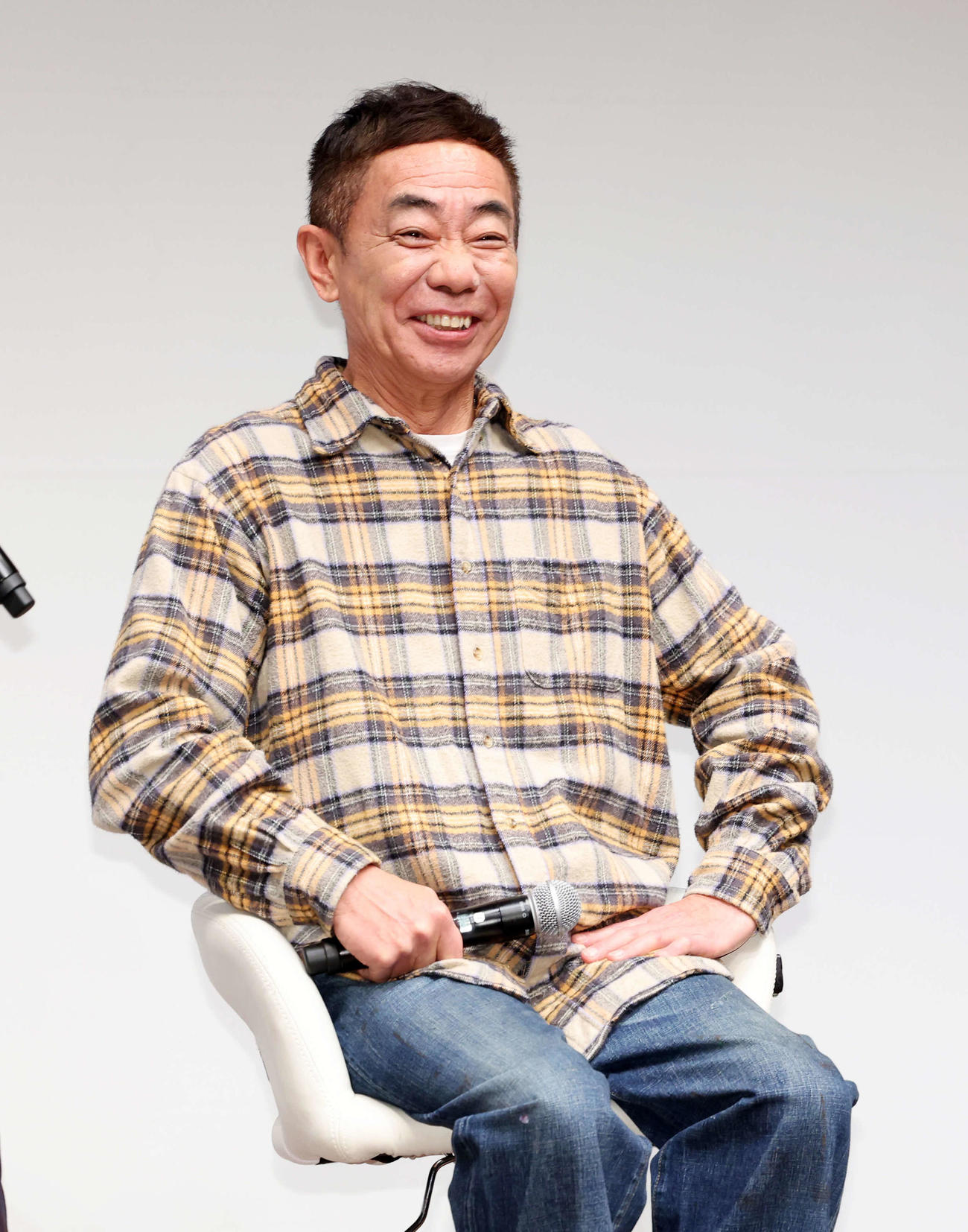 ドラマ「春になったら」製作発表に臨む木梨憲武（撮影・鈴木正人）
