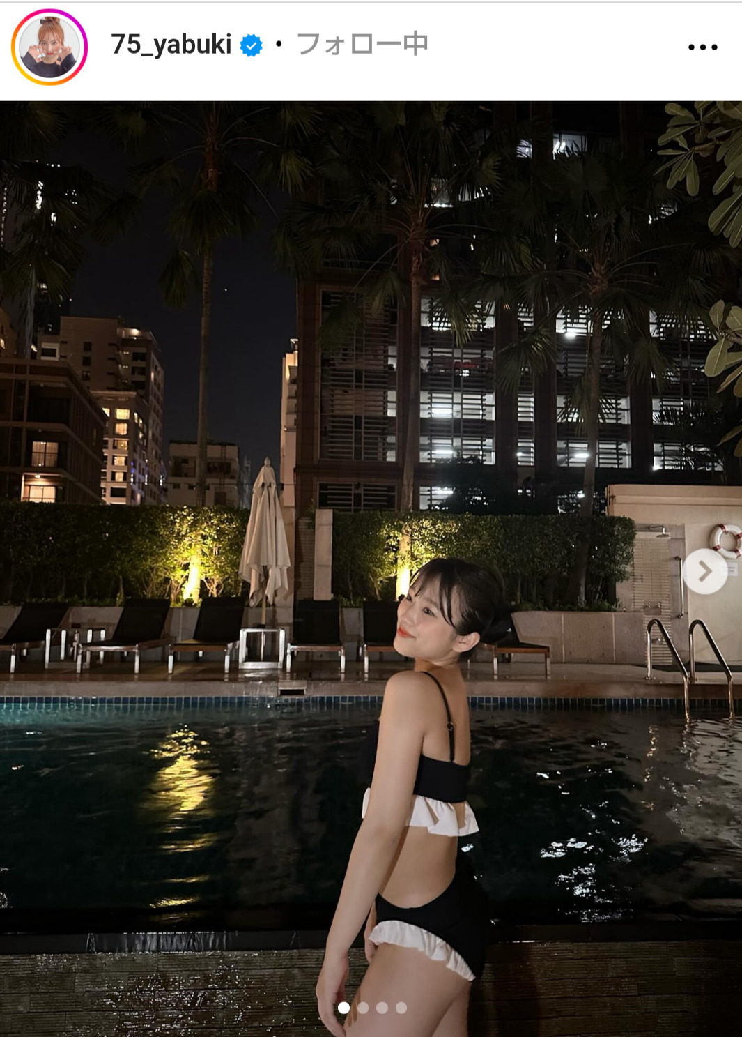 矢吹奈子のインスタグラムから