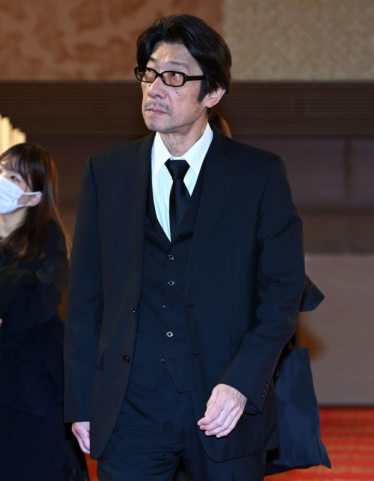 「十八世中村勘三郎十三回忌追善　偲ぶ会」に参列した阪本順治監督（撮影・たえ見朱実）