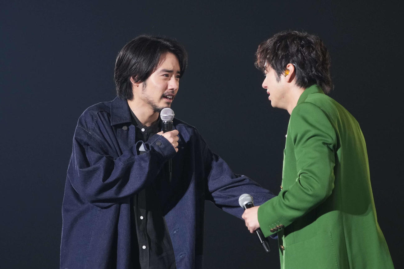 「山田裕貴のオールナイトニッポンX　横浜アリーナ王におれはなる！」にゲスト出演した左から赤楚衛二、山田裕貴