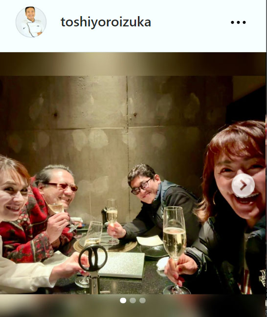 鎧塚俊彦のインスタグラムから