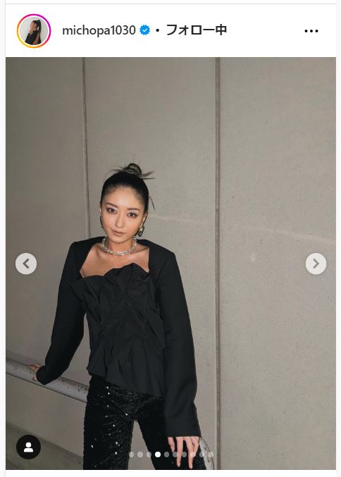 みちょぱのインスタグラムから