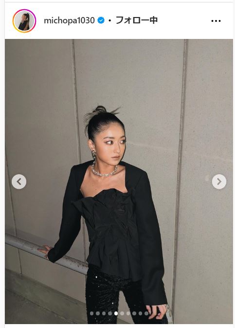 みちょぱのインスタグラムから