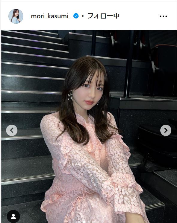 森香澄のインスタグラムから