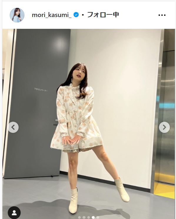 森香澄のインスタグラムから