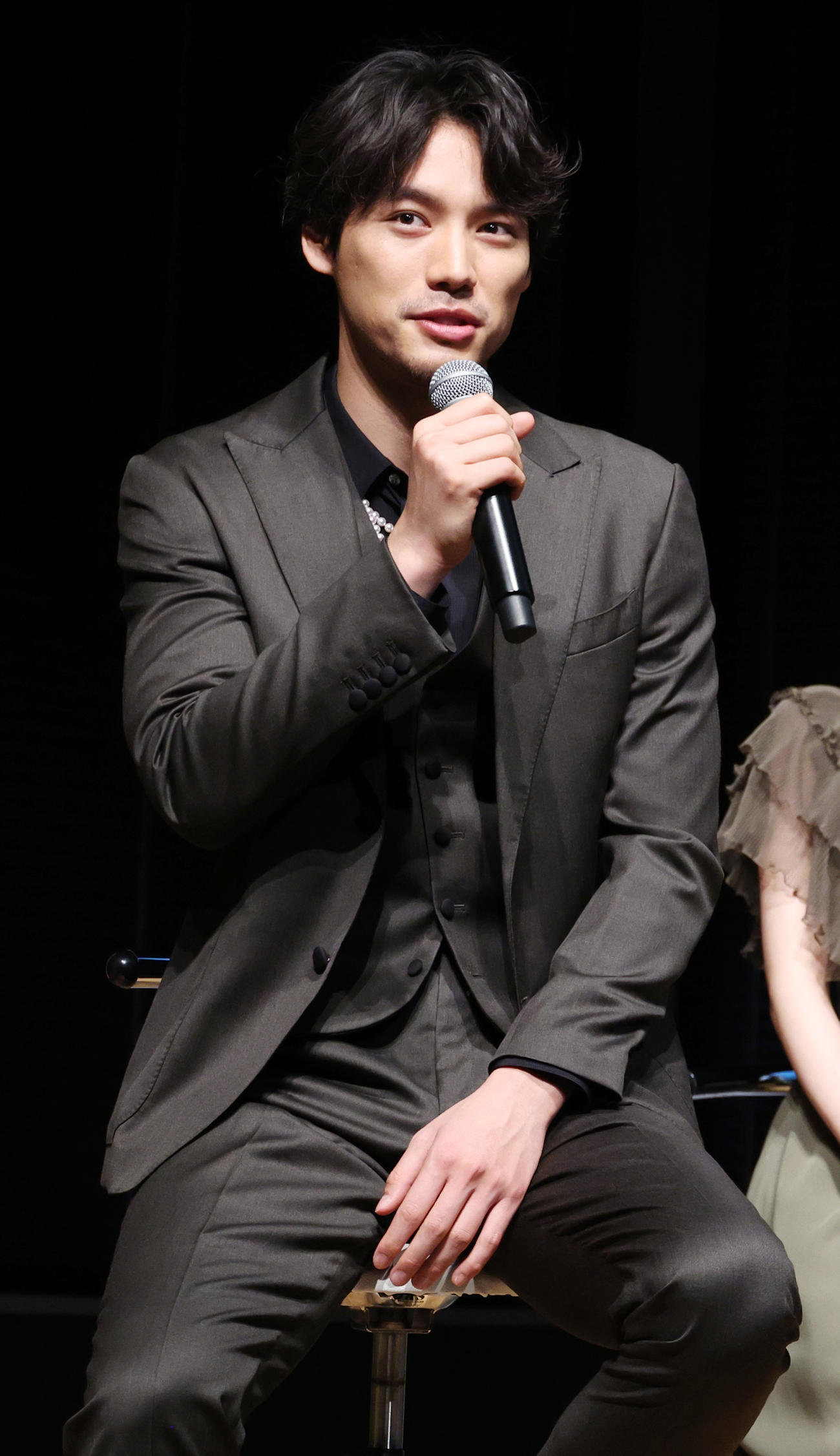 ドラマ「アイのない恋人たち」制作発表会見を行った福士蒼汰（撮影・中島郁夫）