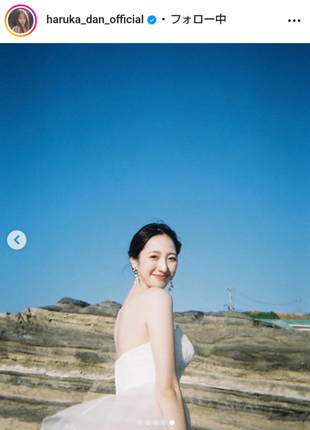 團遥香のインスタグラムから