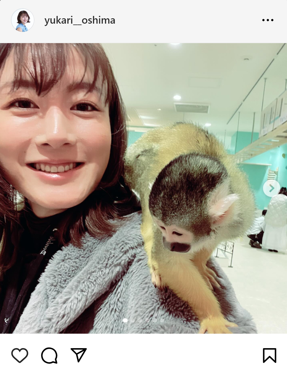 大島由香里のインスタグラムから