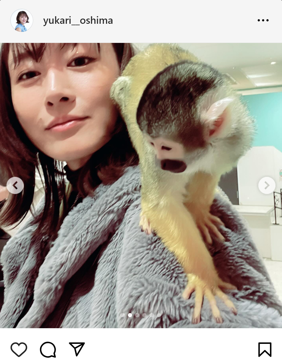 大島由香里のインスタグラムから