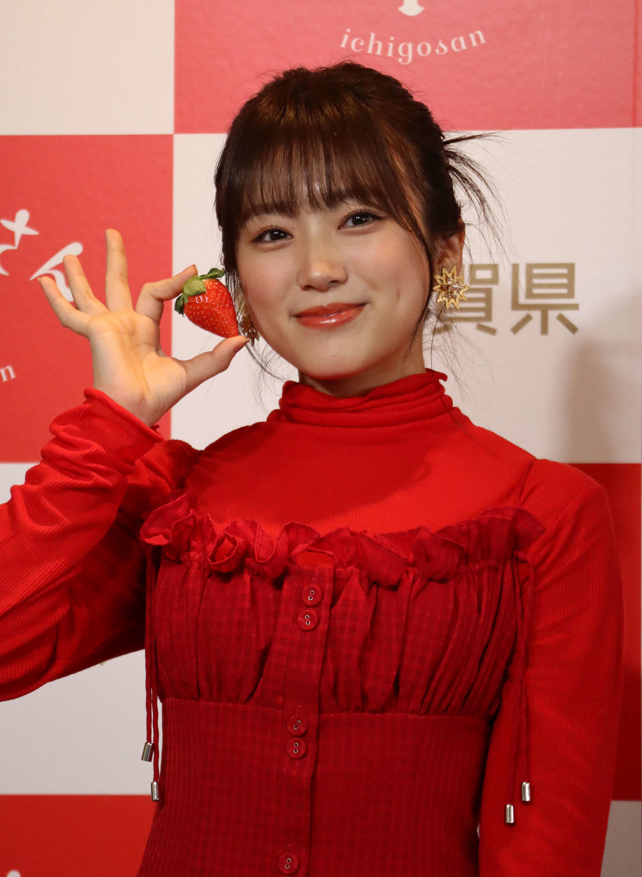 「いちごさんどう2024」の発表会に出席した矢吹奈子