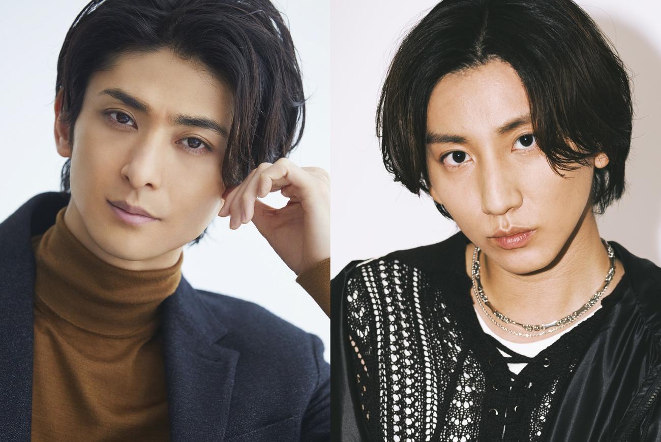 ミュージカル「モーツァルト！」に主演する古川雄大（左）と京本大我