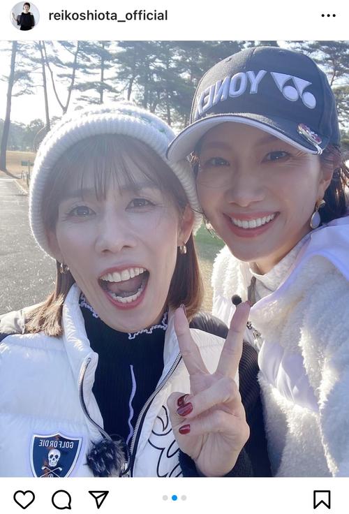 潮田玲子、吉田沙保里と稲見萌寧のゴルフレッスン受講 全員オリンピア
