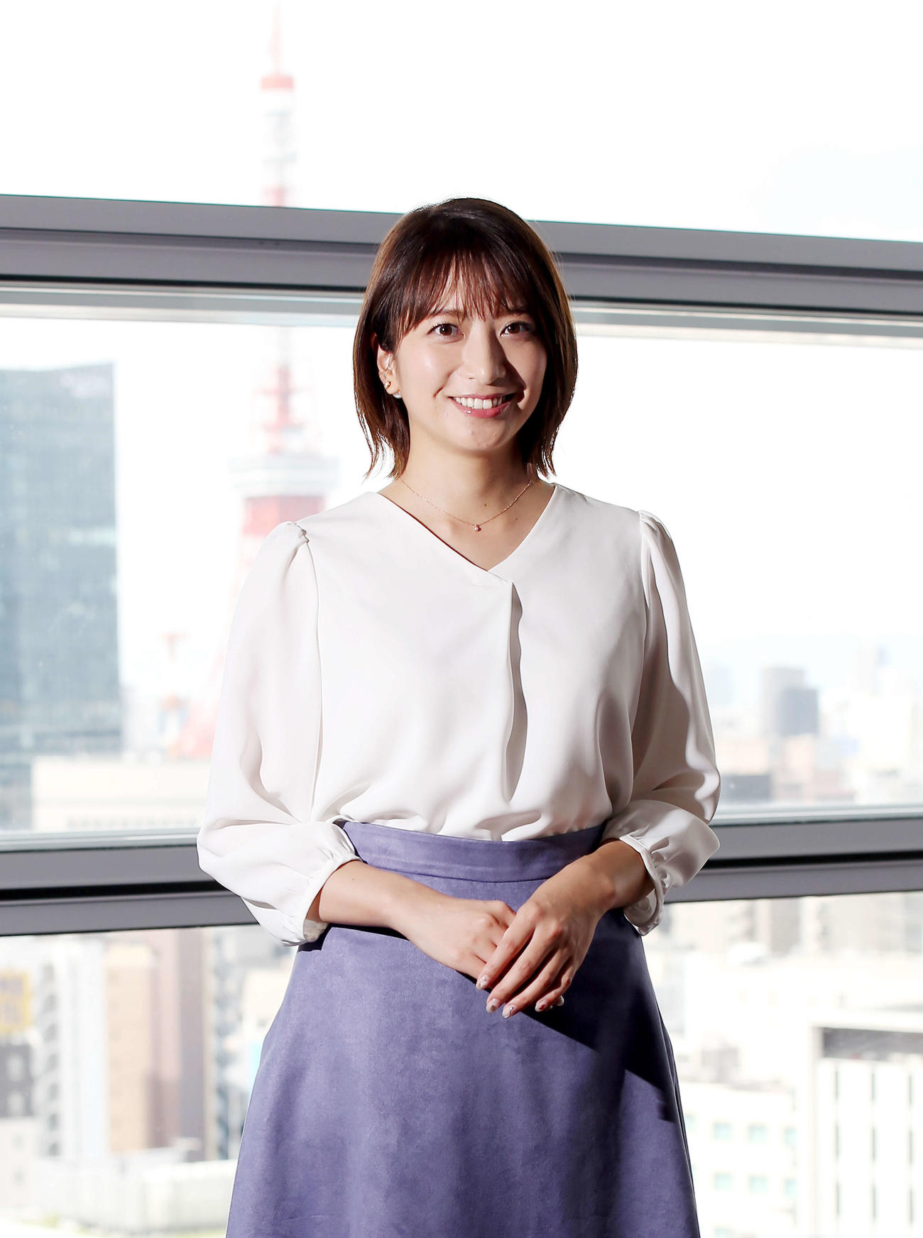 元日本テレビ笹崎里菜アナウンサー（19年9月撮影）
