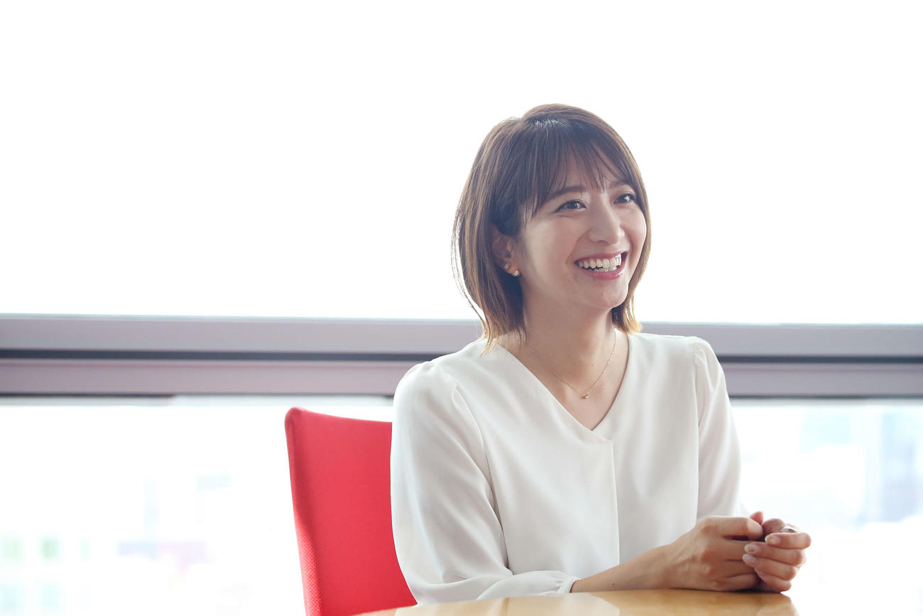 元日本テレビアナウンサーの笹崎里菜さん（19年9月撮影）