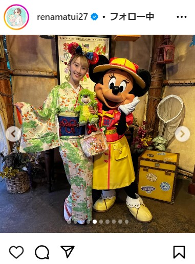 松井玲奈のインスタグラムから