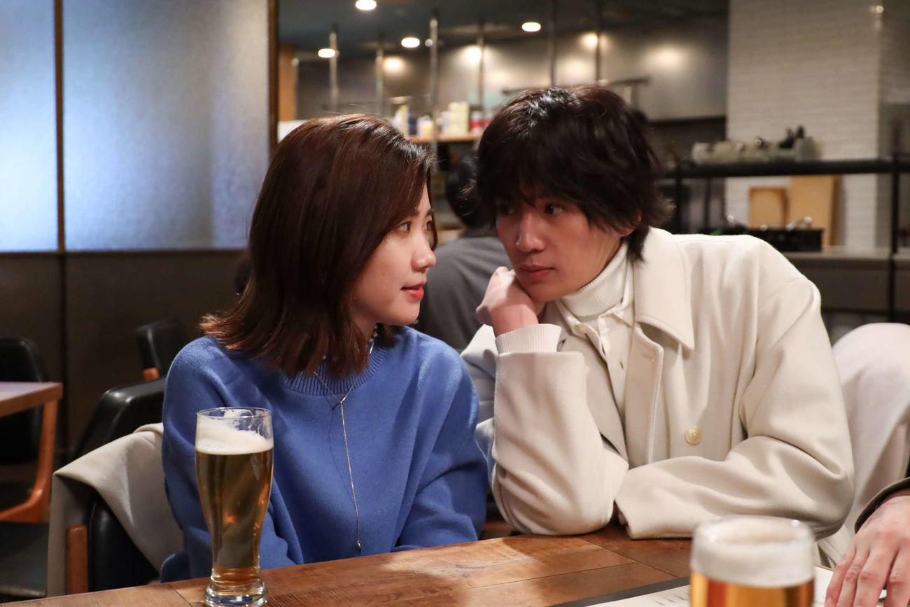 フジテレビ系「婚活1000本ノック」に出演する八木勇征、福田麻貴(C)フジテレビ