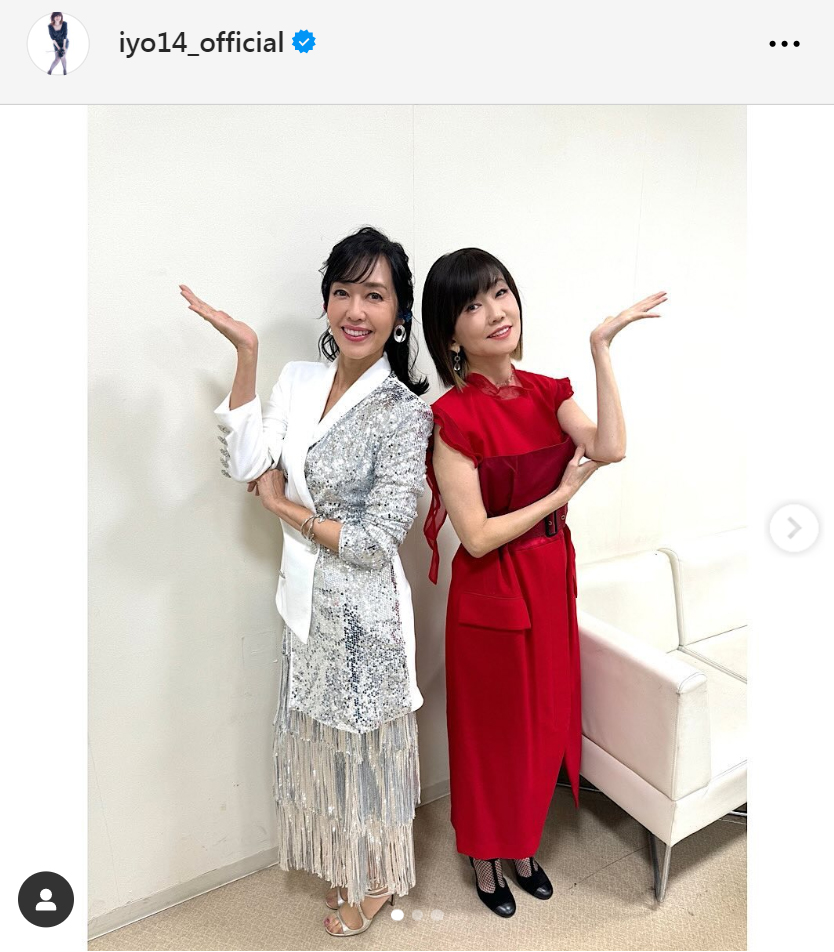早見優（左）と松本伊代（松本伊代のインスタグラムから）