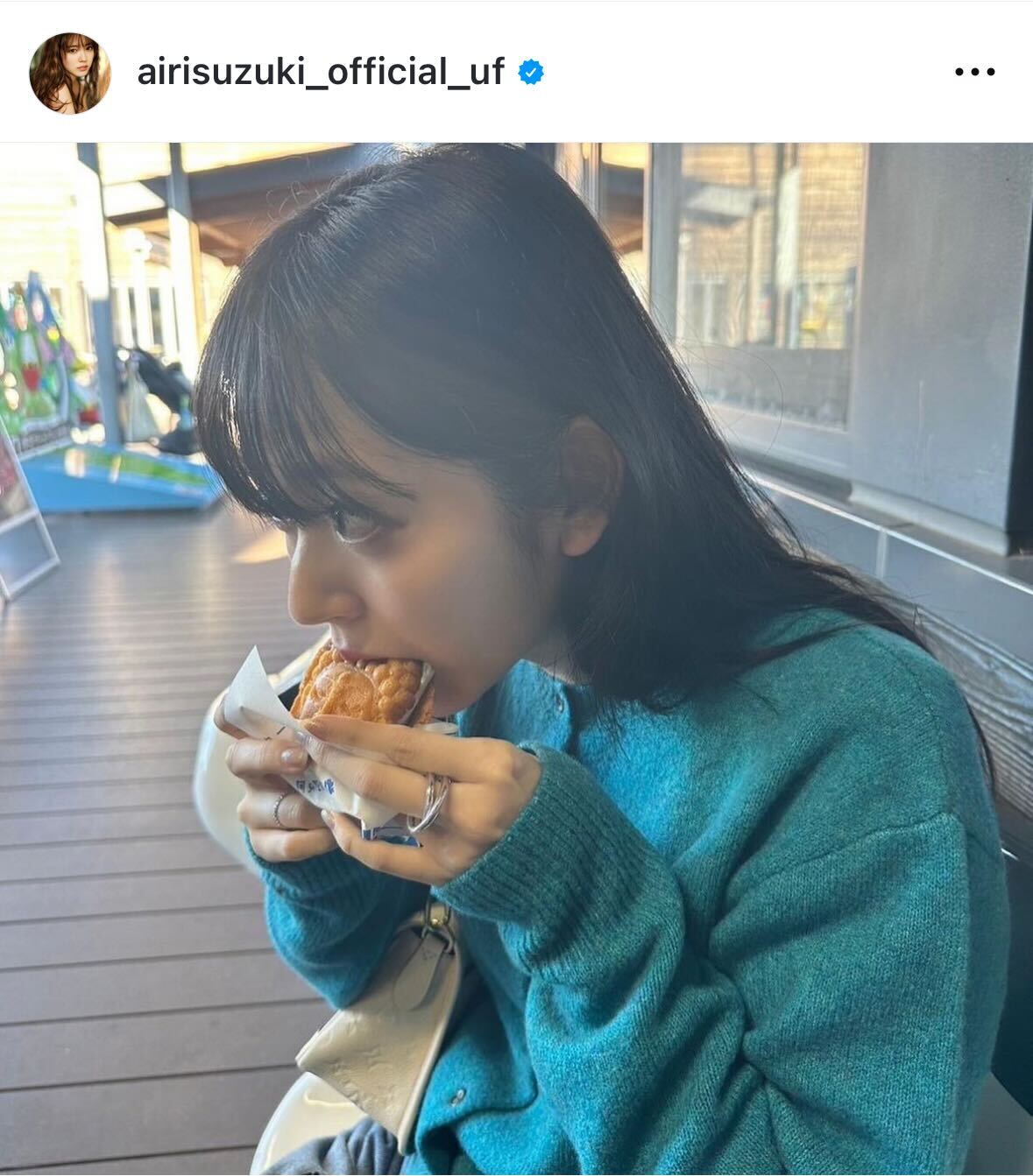 鈴木愛理のインスタグラムから