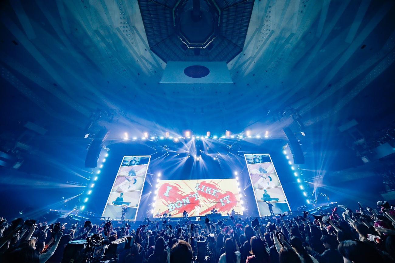 Novel Coreの初の日本武道館公演「ONEMAN LIVE－I AM THE HERO－at BUDOKAN」の様子