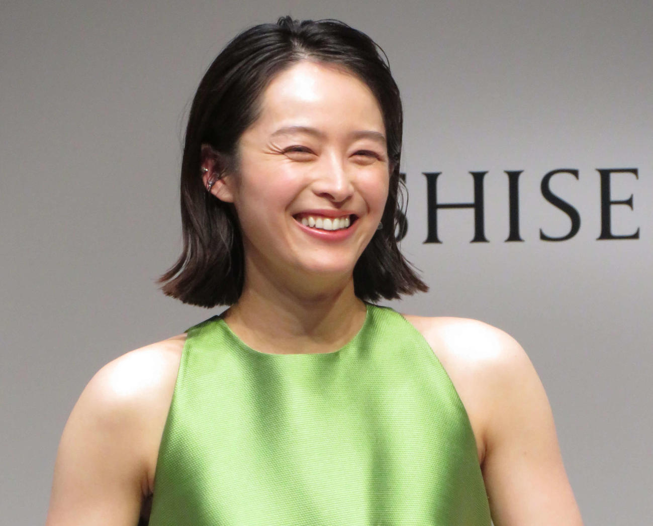「SHISEIDO BEAUTY WELLNESS」新ブランド・商品発表会に出席した清野菜名