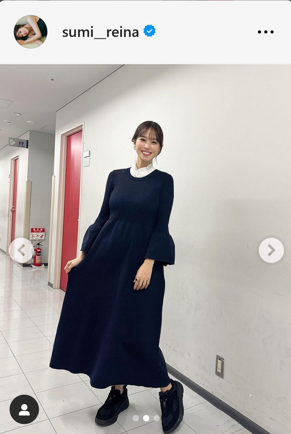 鷲見玲奈アナのインスタグラムから