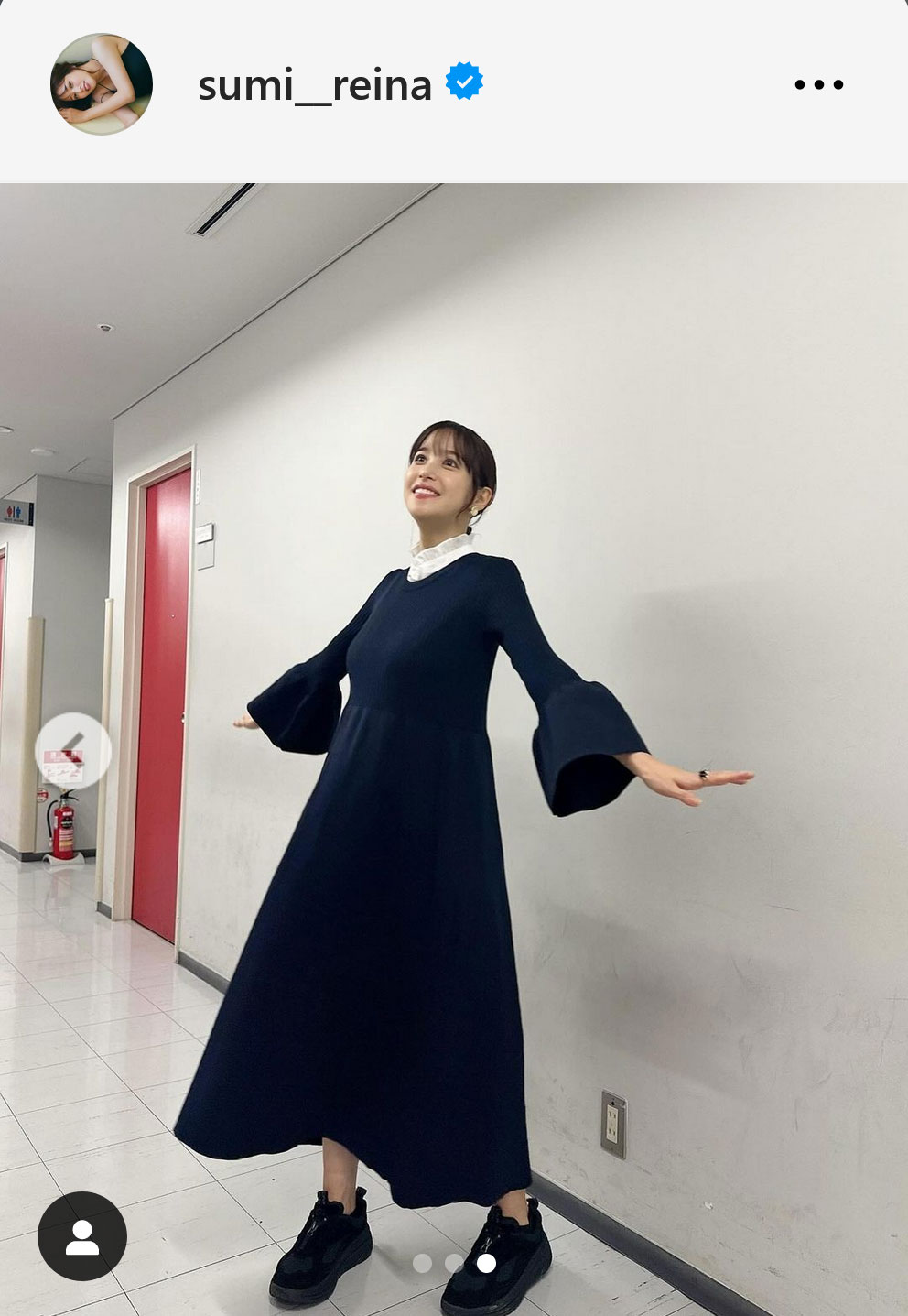 鷲見玲奈アナのインスタグラムから
