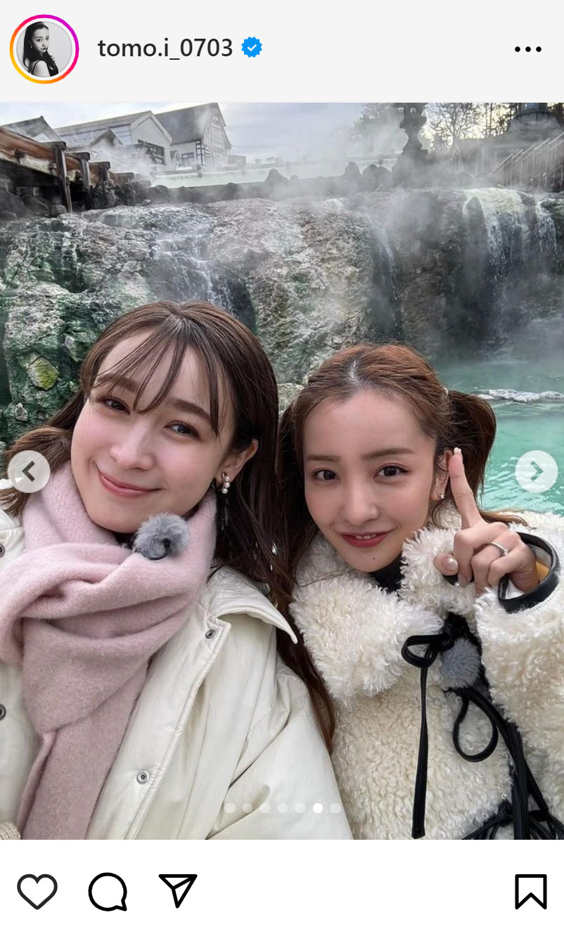 板野友美のインスタグラムから