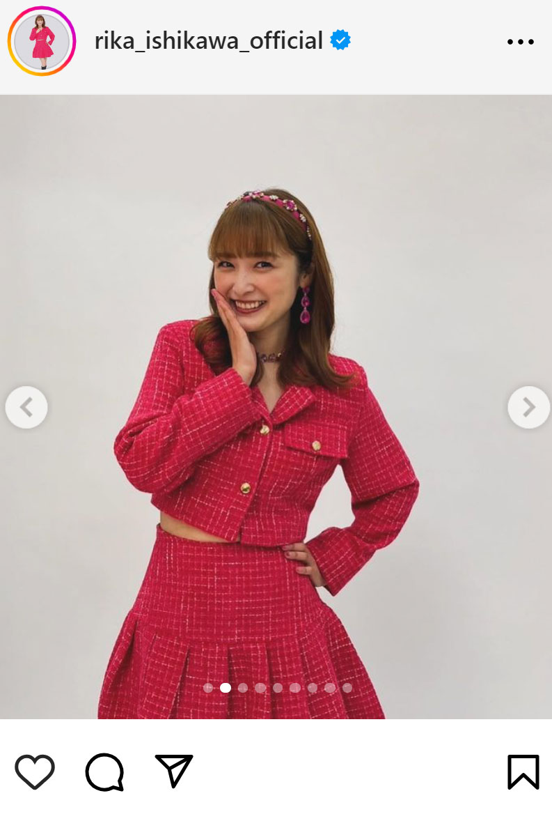 石川梨華のインスタグラムから
