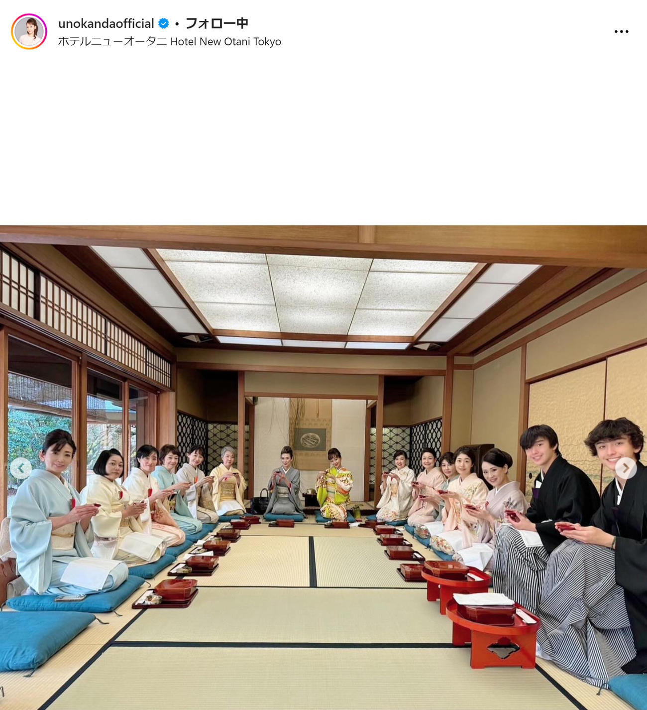 神田うののインスタグラムから