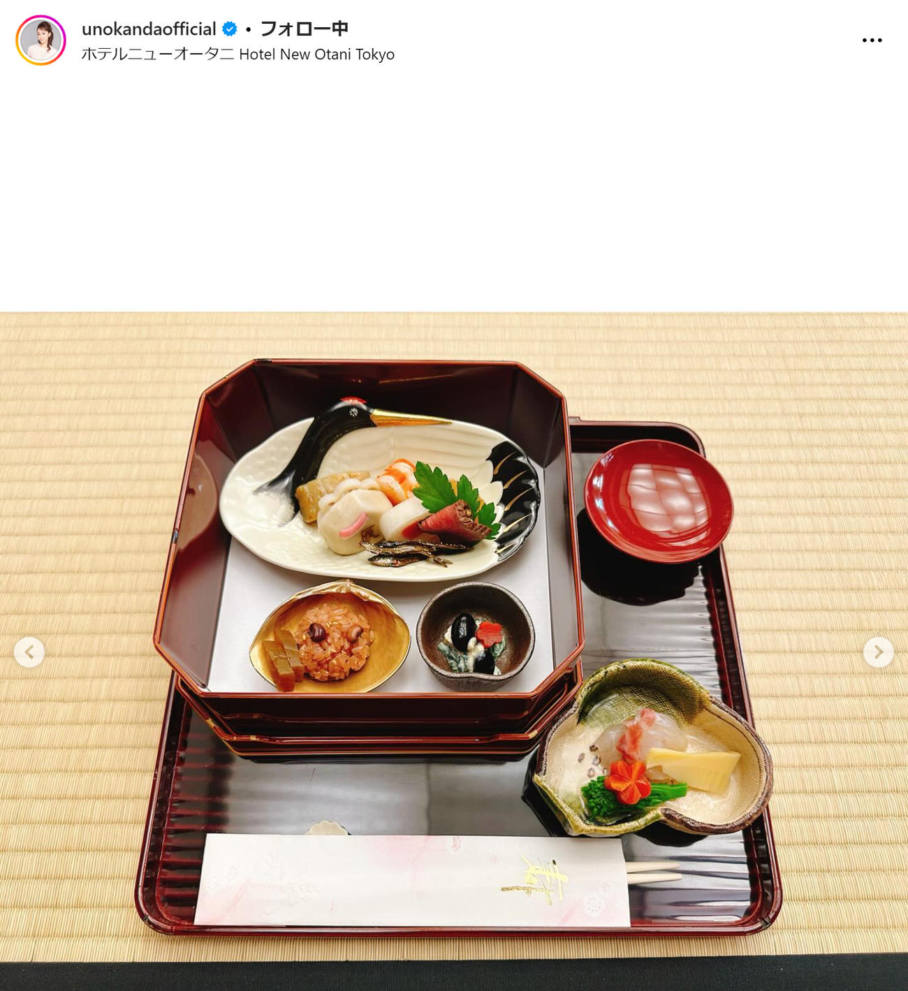 神田うののインスタグラムから